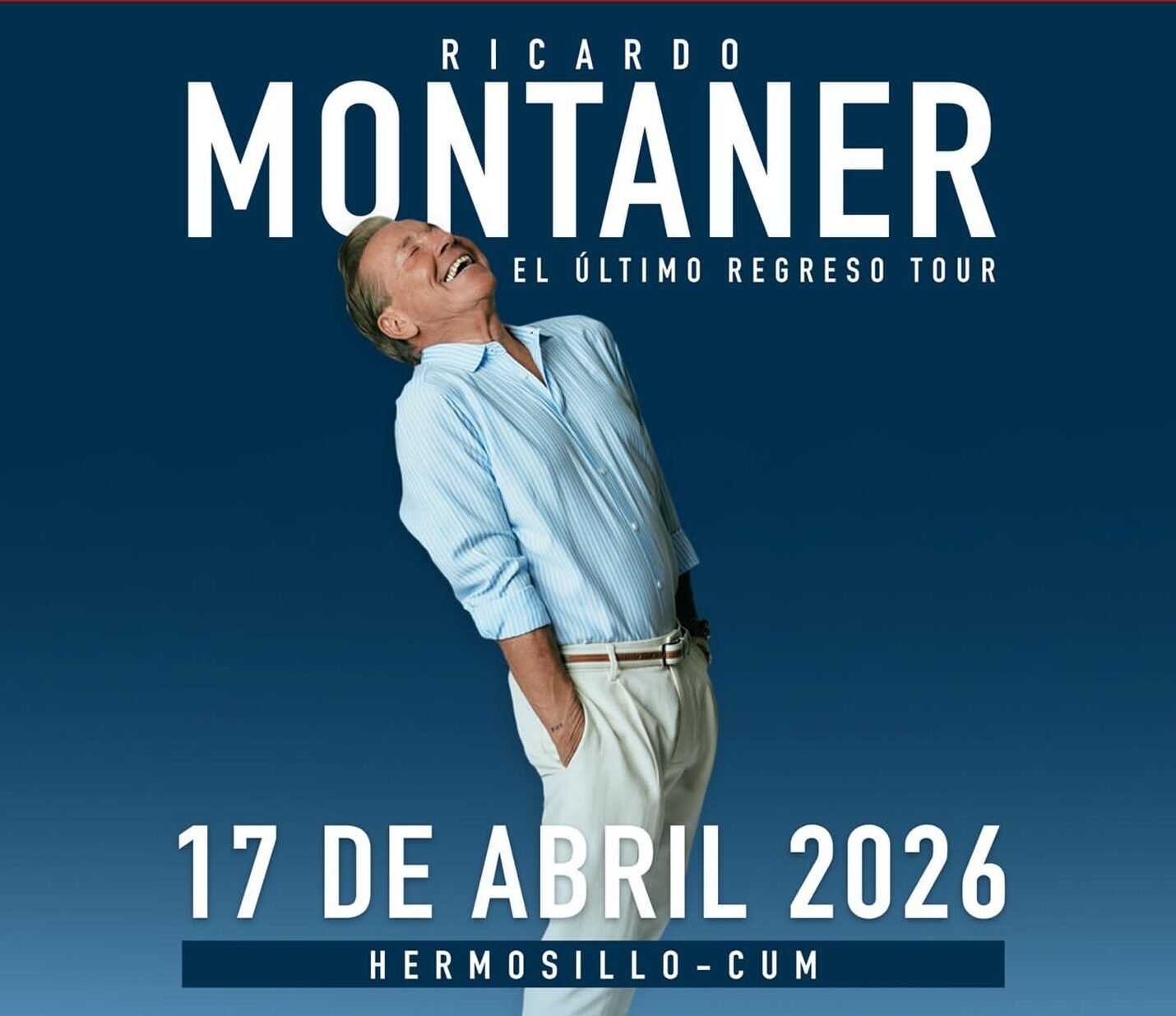 Ricardo Montaner llegará a Hermosillo el 17 de abril de 2026
